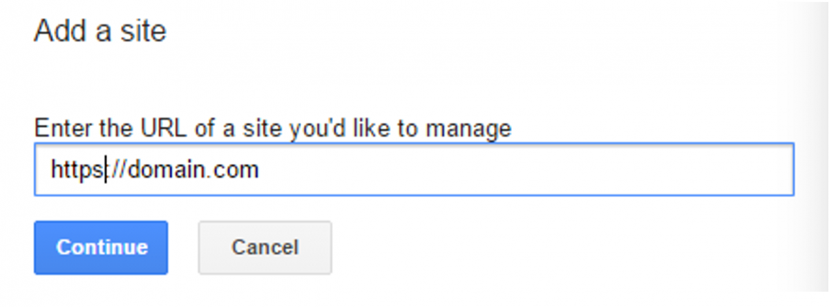 manage search console with https