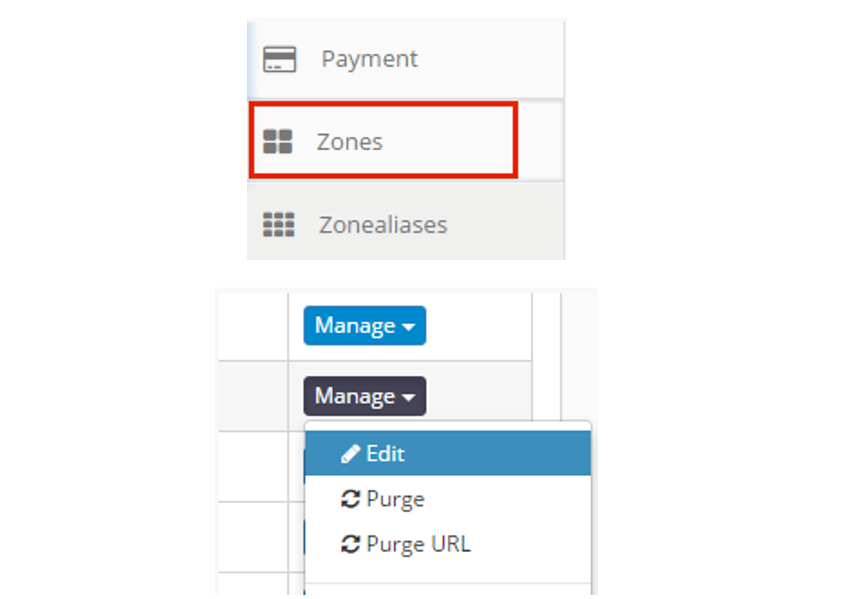 http configuration panel